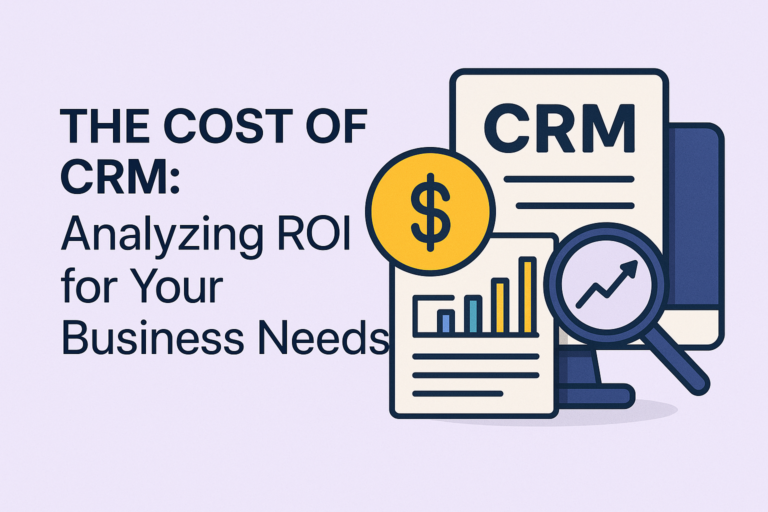 The Cost of CRM: Analyzing ROI for Your Business Needs